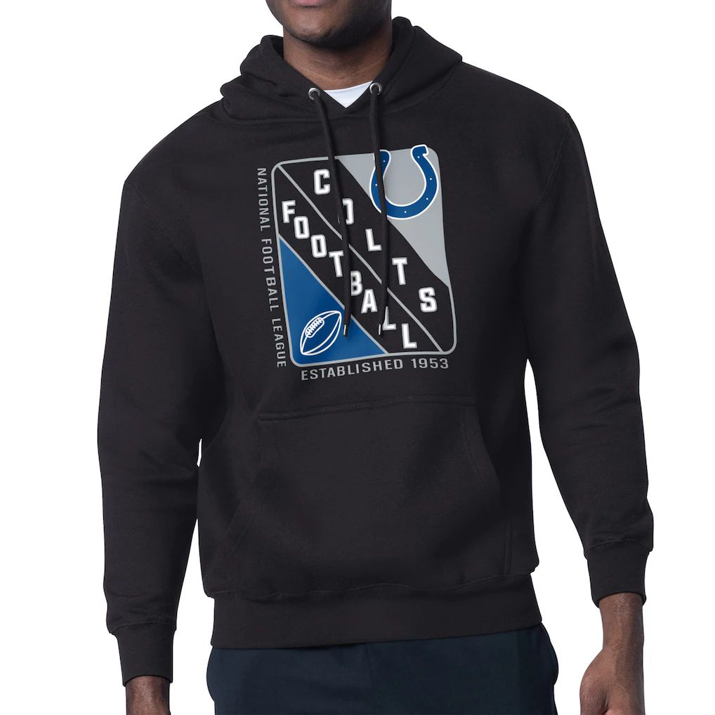 Men 2026 NFL Indianapolis Colts black Hoodie hooded style 01->indianapolis colts->NFL Jersey